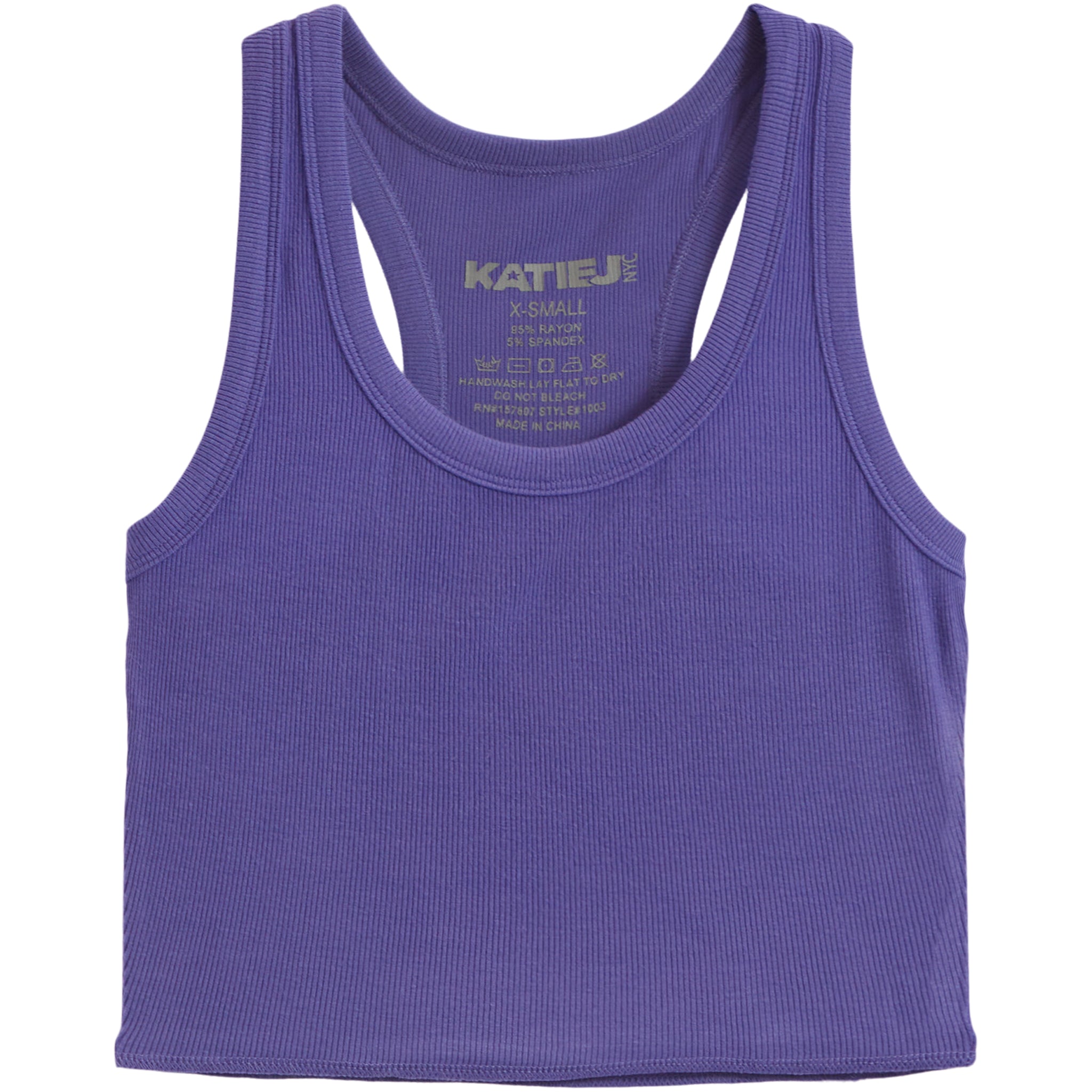 Livi Ribbed Crop Tank - Denny's