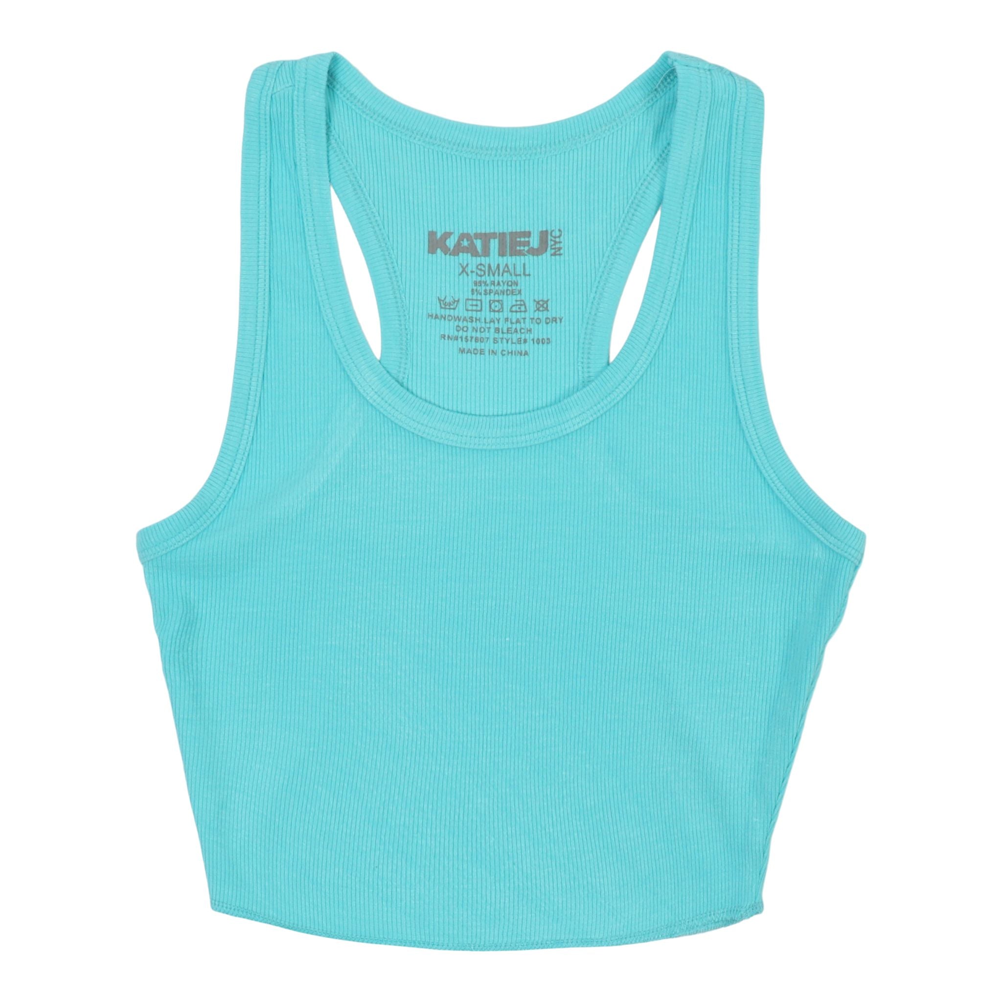 Ribbed Crop Tank Top - Denny's