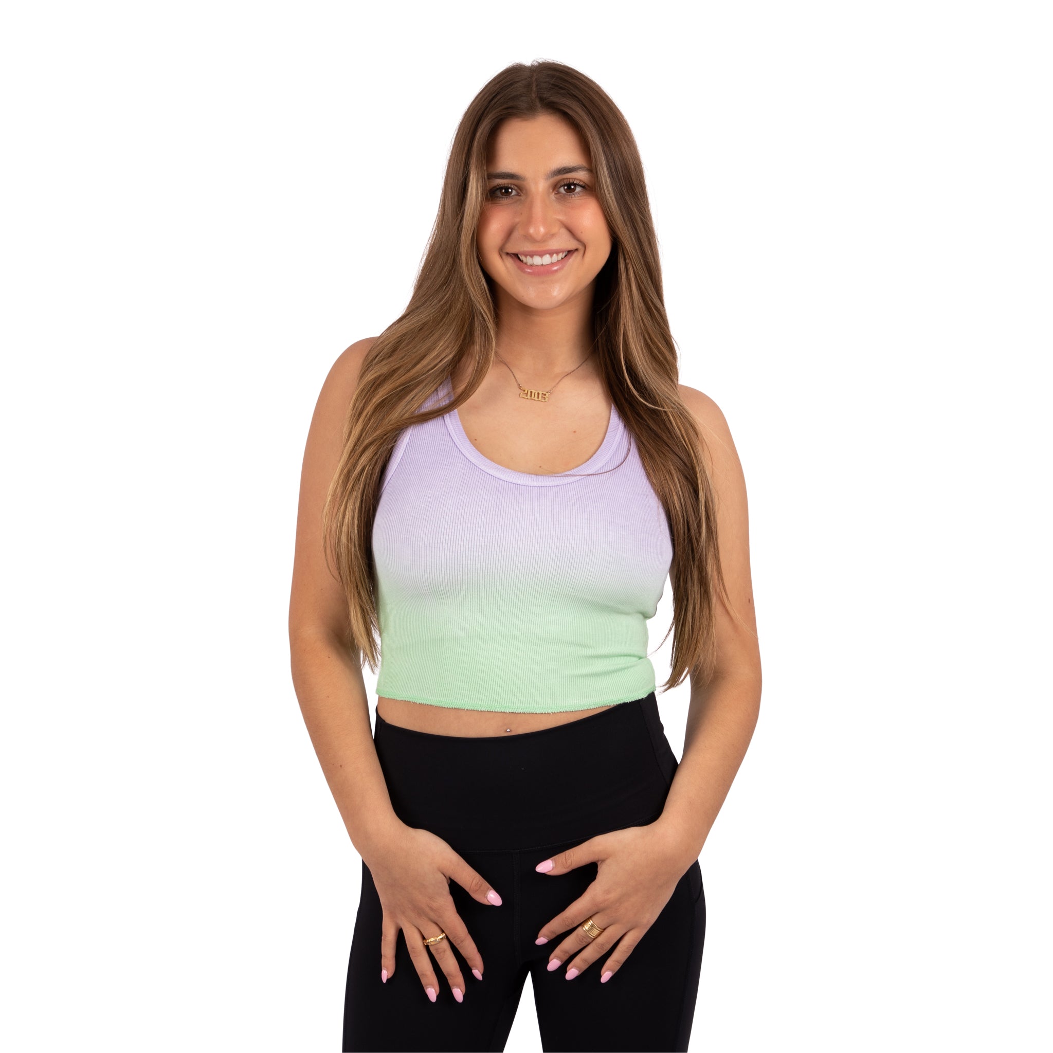 Livi Dip Dye Crop Tank - Denny's
