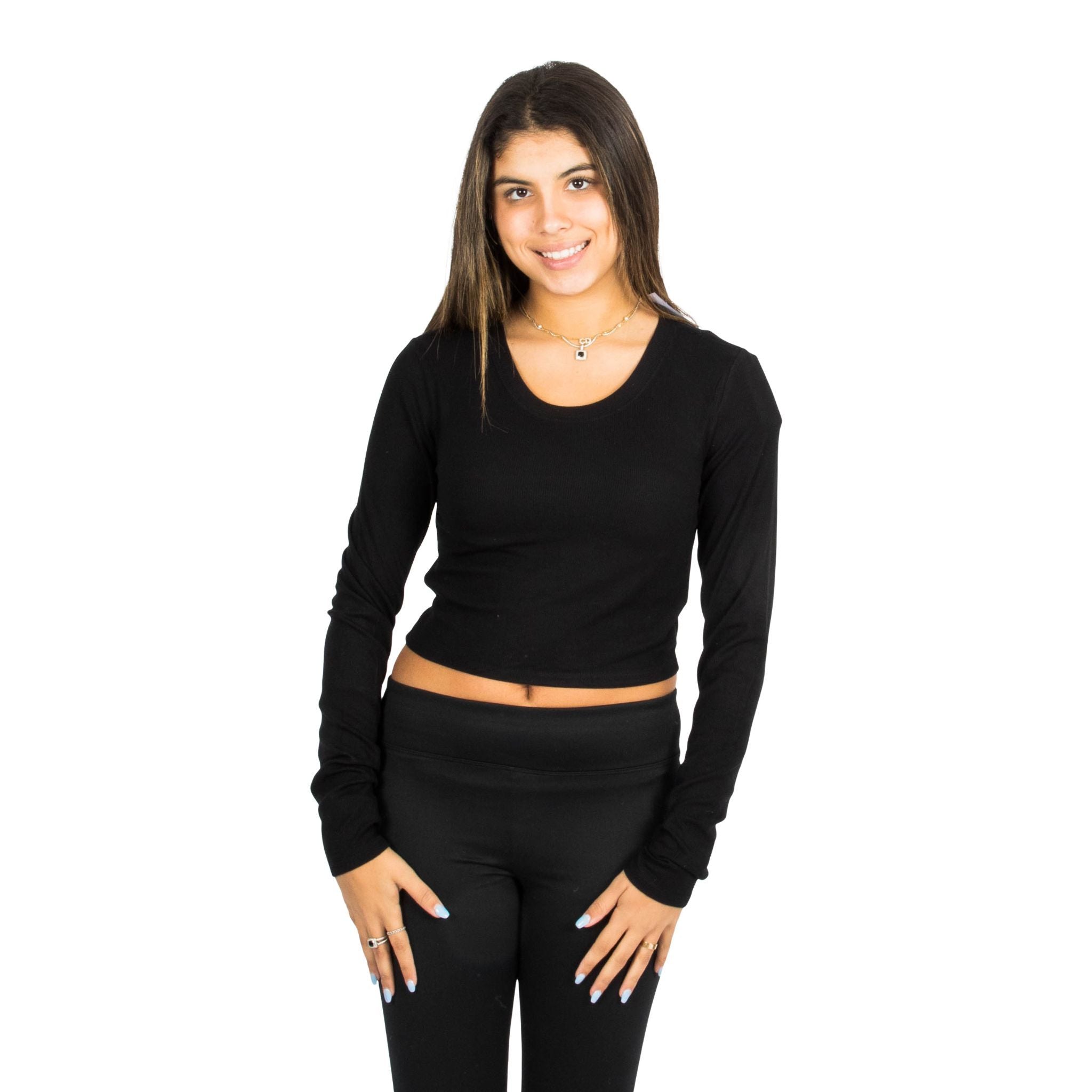 Livi Ribbed Cropped Top - Denny's