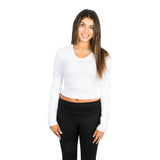Livi Ribbed Cropped Top - Denny's