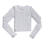 Livi Ribbed Cropped Top - Denny's