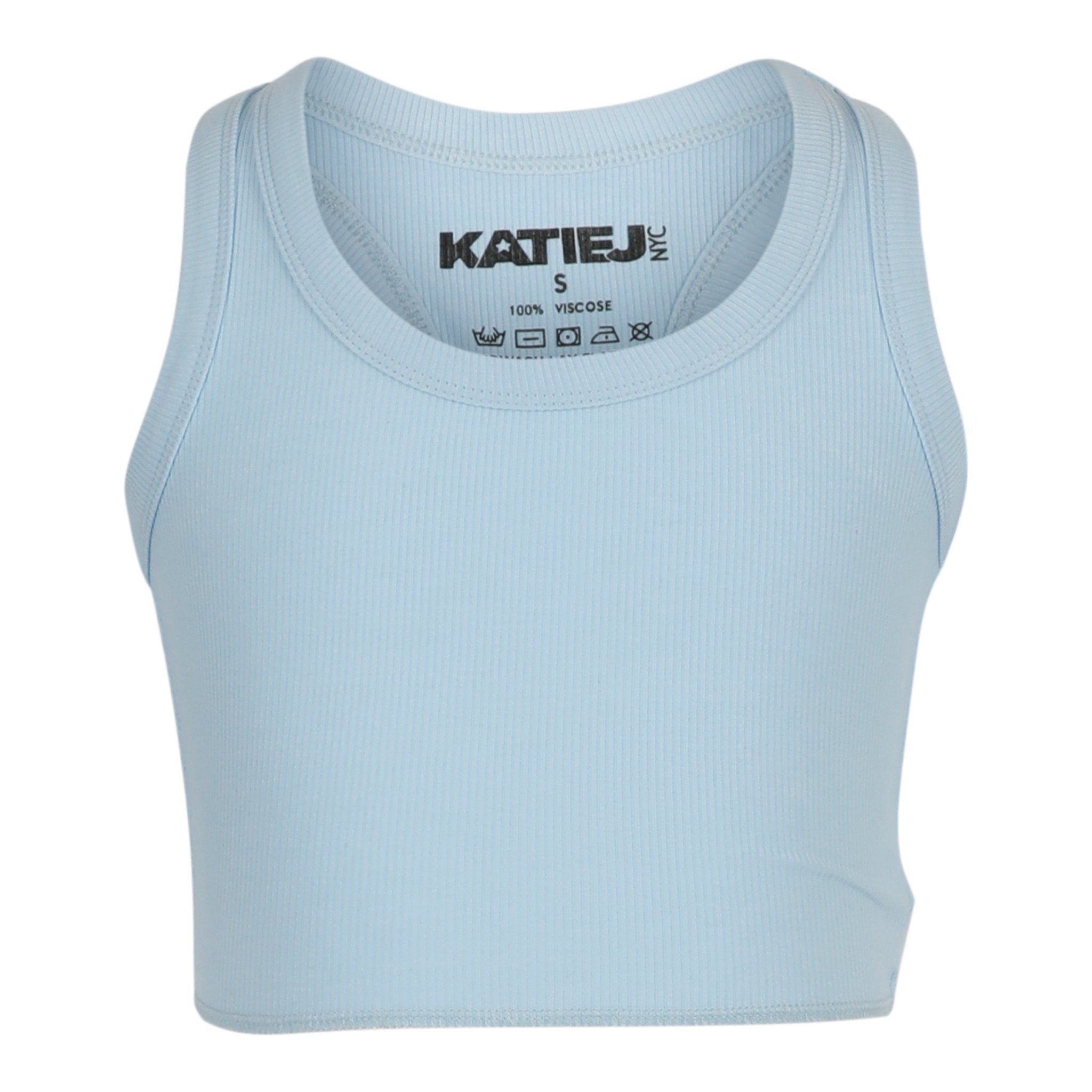 Ribbed Crop Tank Top - Denny's