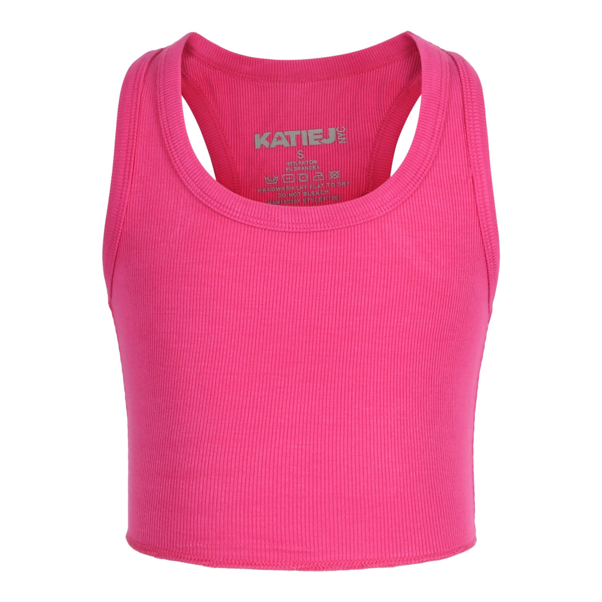 Ribbed Crop Tank Top - Denny's