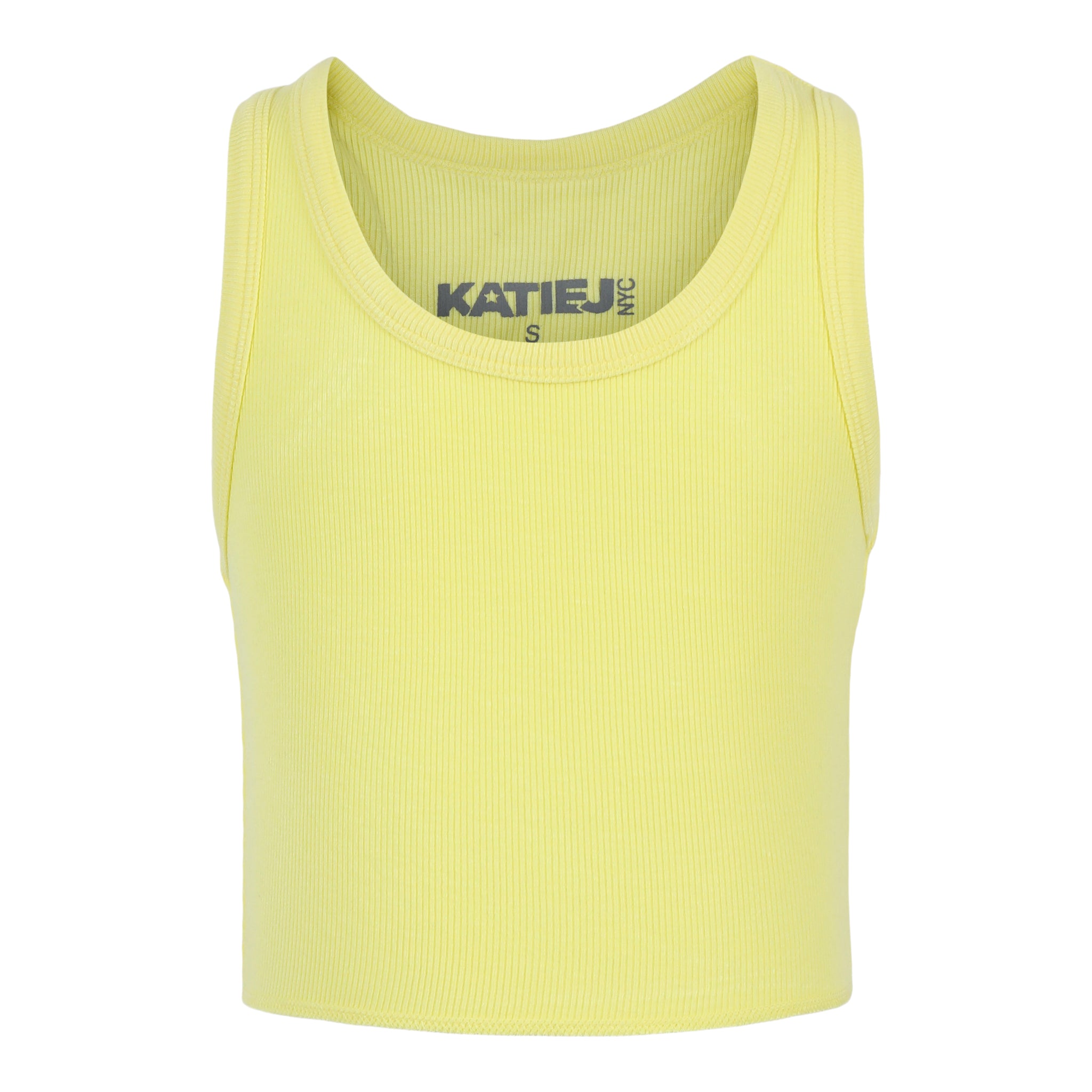 Ribbed Crop Tank Top - Denny's