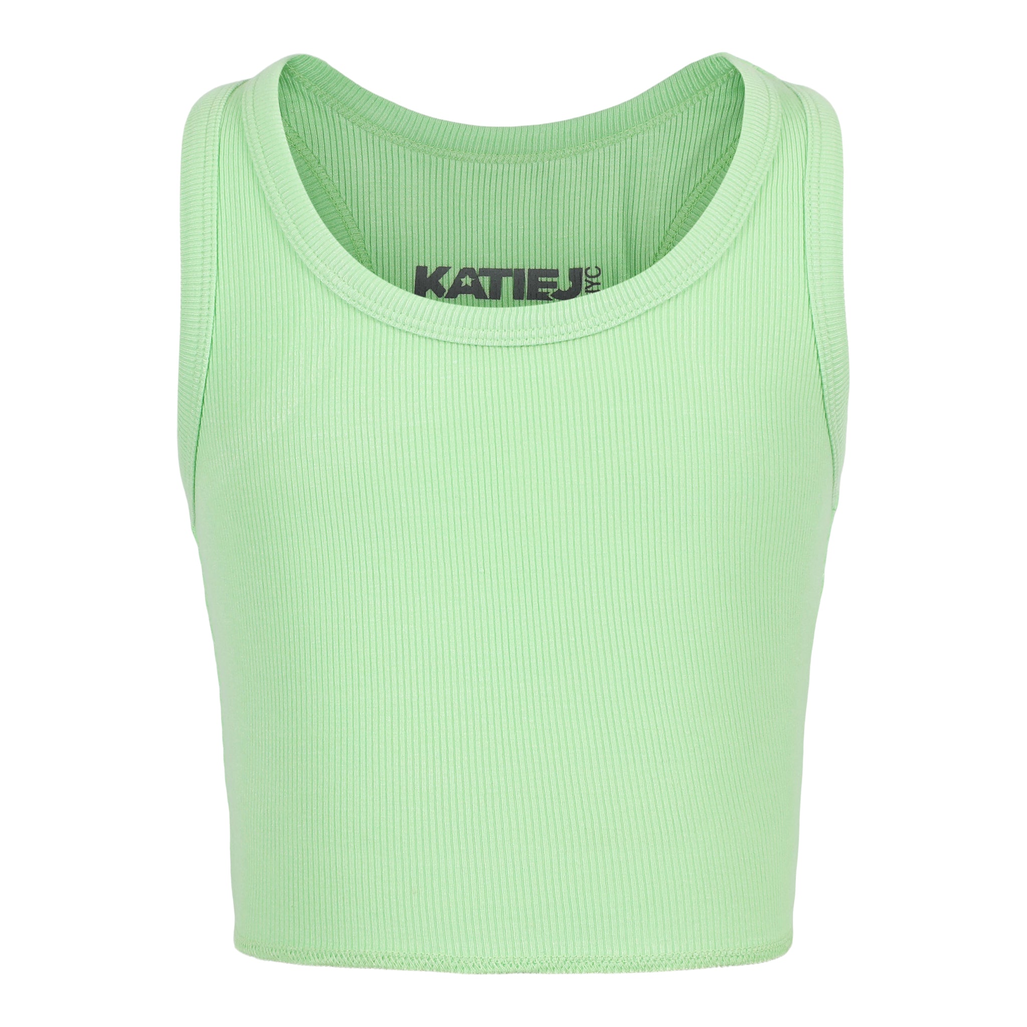 Ribbed Crop Tank Top - Denny's