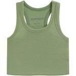 Ribbed Crop Tank Top - Denny's