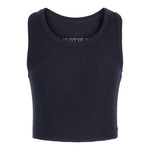 Ribbed Crop Tank Top - Denny's