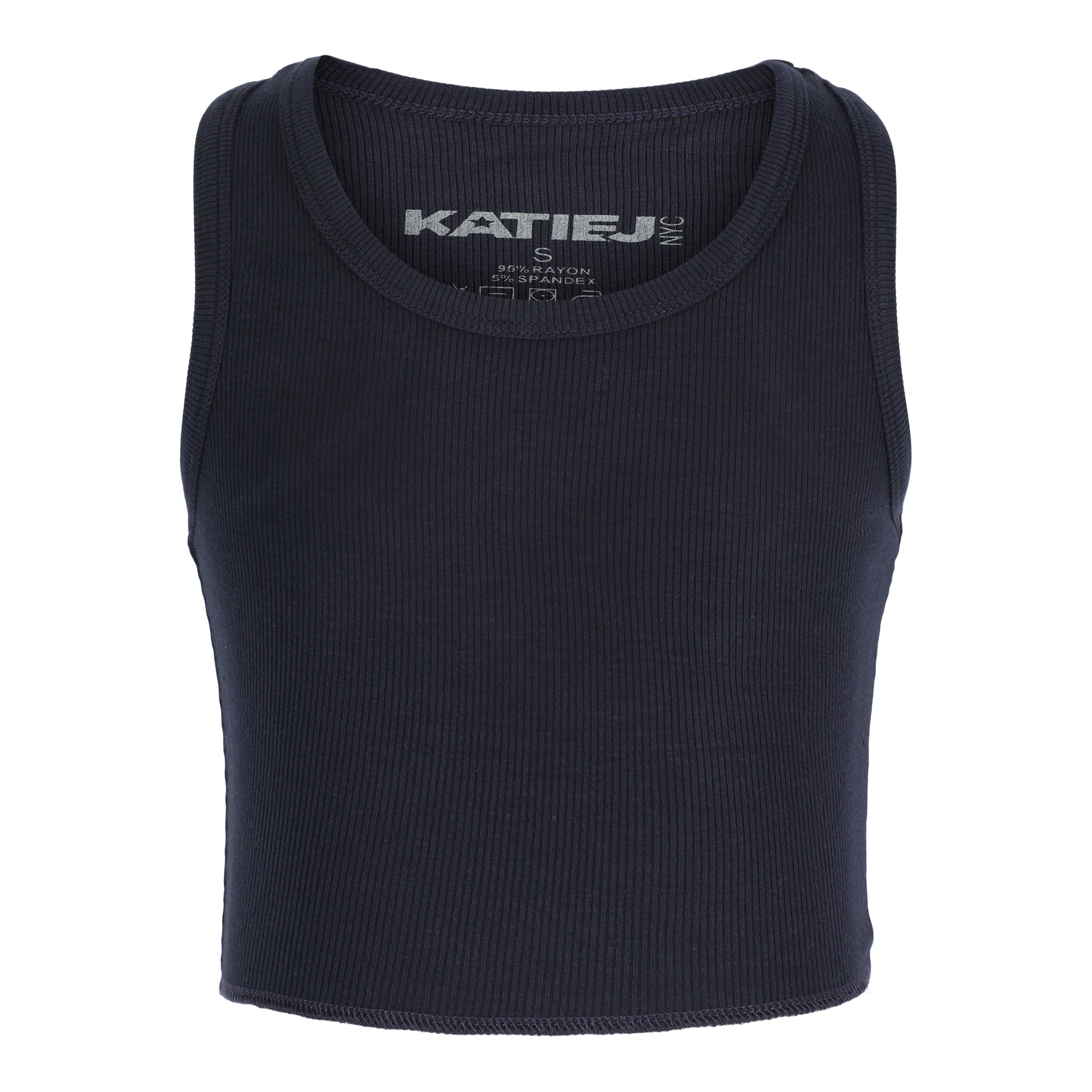 Ribbed Crop Tank Top - Denny's