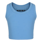 Ribbed Crop Tank Top - Denny's