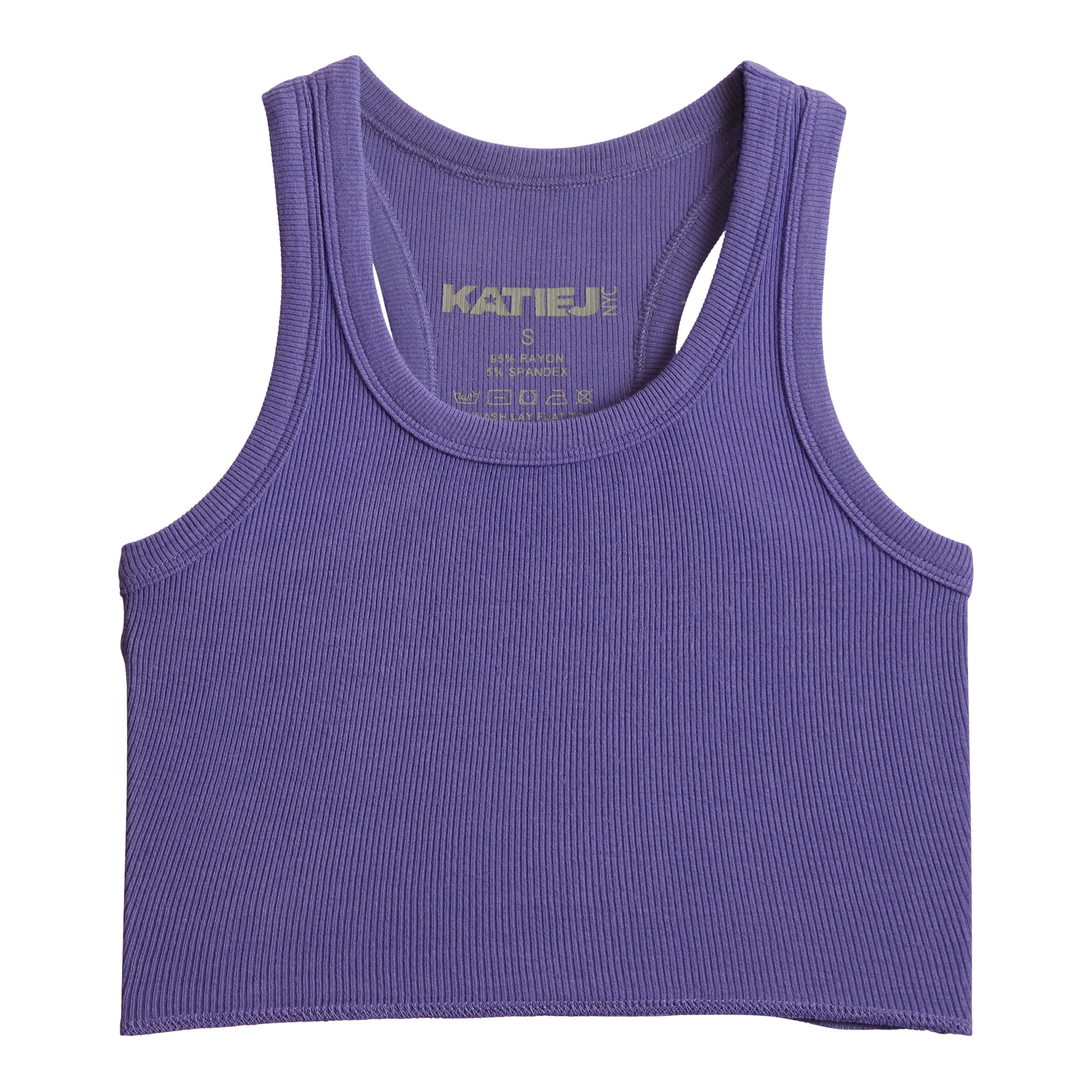 Ribbed Crop Tank Top - Denny's