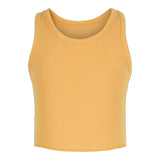 Ribbed Crop Tank Top - Denny's