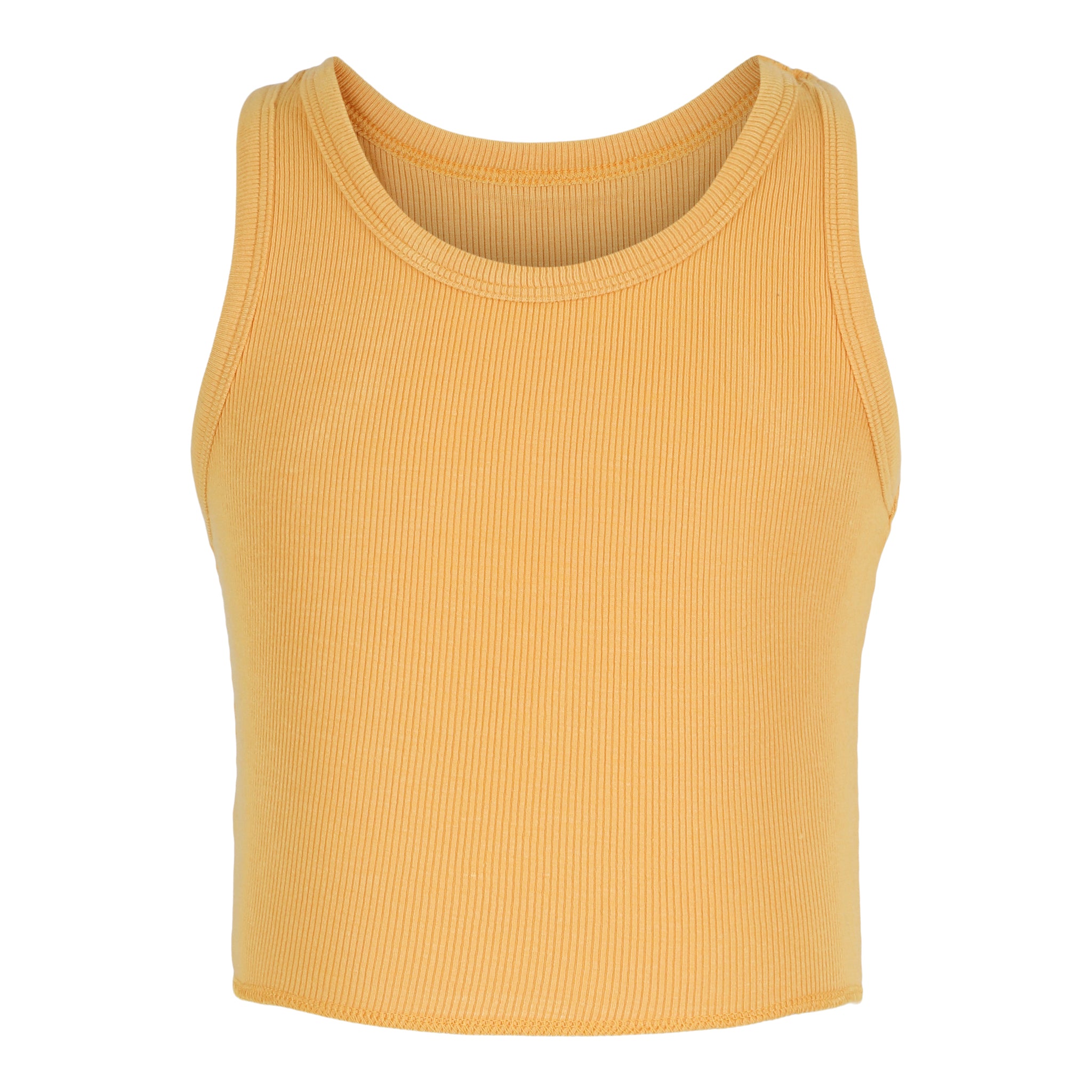 Ribbed Crop Tank Top - Denny's