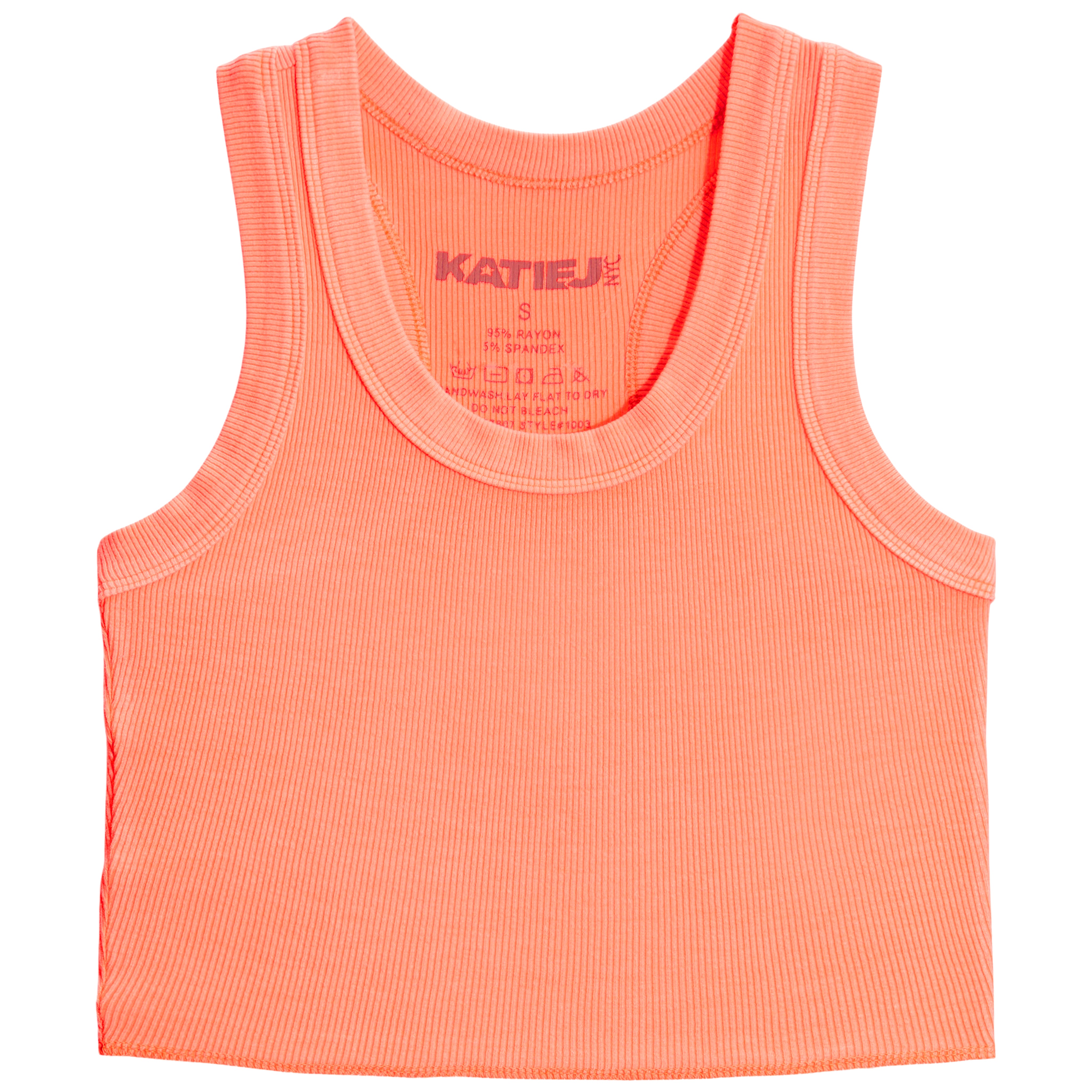 Livi Ribbed Crop Tank - Denny's