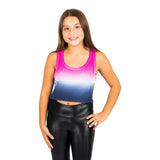 Livi Pink Midnight Dip Dye Crop Tank - Denny's