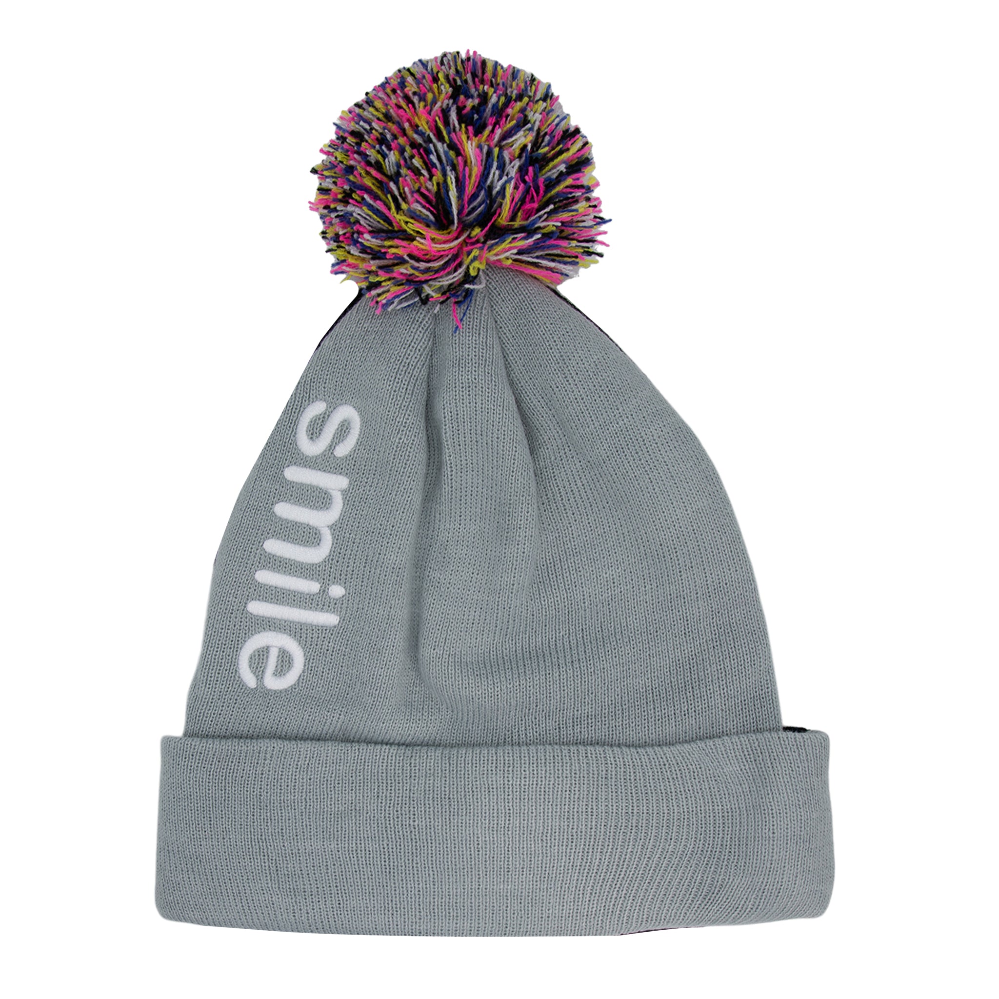 Smiley Color Block Pom Hat - Denny's