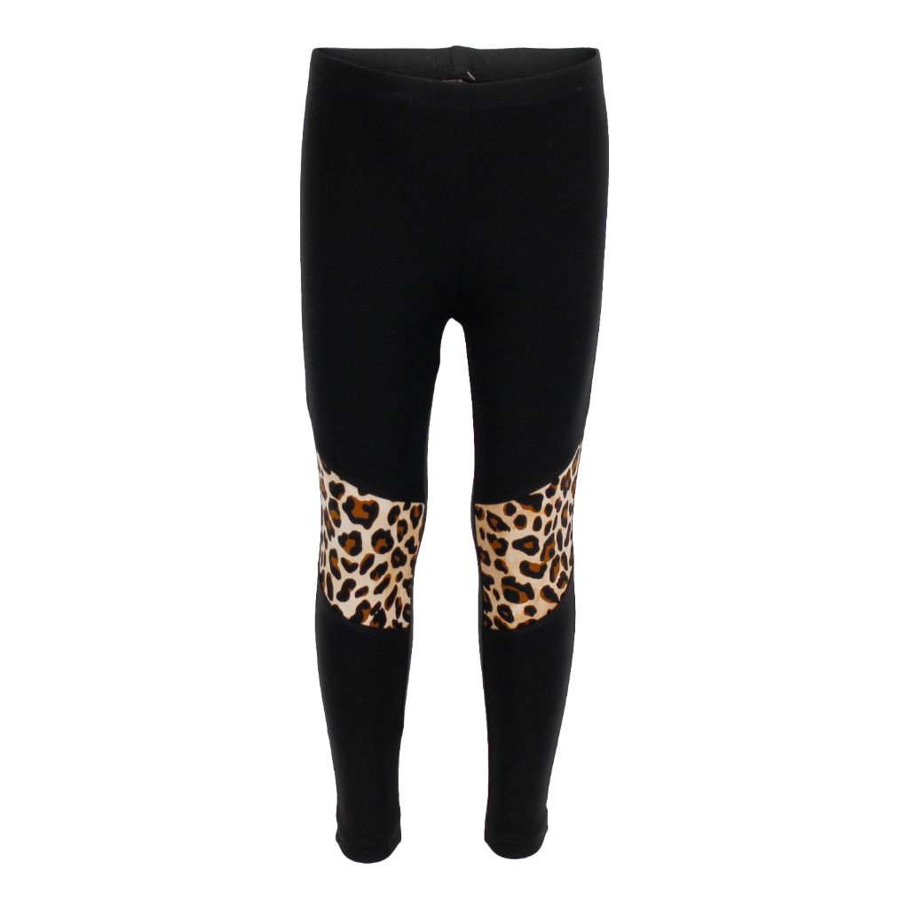 Legging with Leopard Across Knees - Denny's