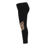 Legging with Leopard Across Knees - Denny's