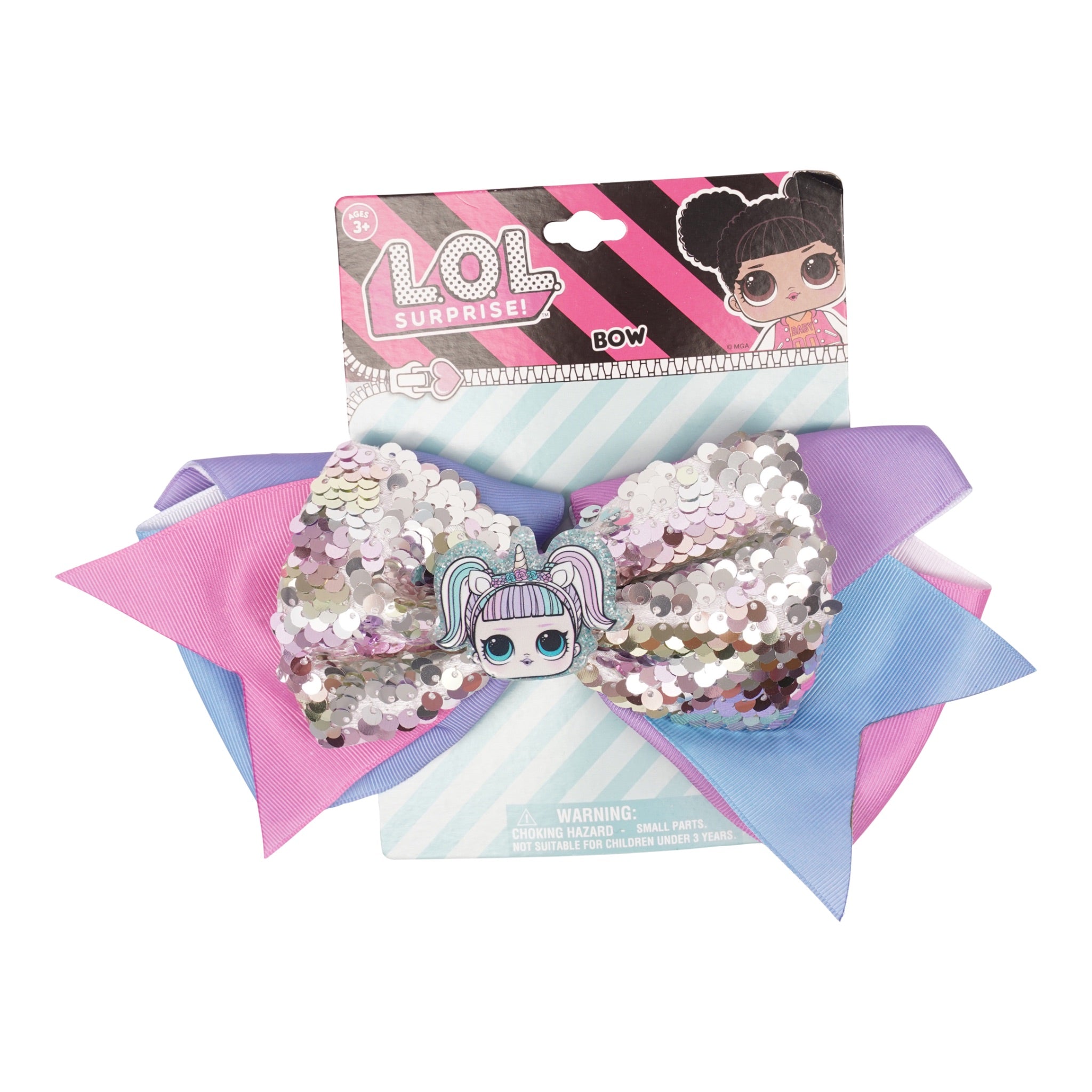 Lol Sequin Bow - Denny's