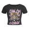 Long Live Rock N Roll Crop Tee - Denny's