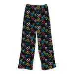 Graffiti Hearts Fuzzy Pants - Denny's