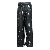 Black Bolts Plush Lounge Pant - Denny's
