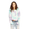 Long Sleeve Two Color Spiral Crop Crew - Denny's