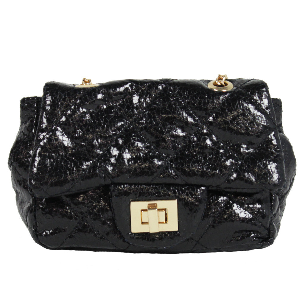 Large Shiny Quilted Bag - Denny's