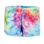 Colorful Tie Dye Plush Lounge Short - Denny's