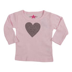 Long Sleeve Tee with Heart - Denny's