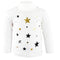 Long Sleeve Tee Gold/Black Stars - Denny's