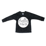 Long Sleeve Tee Hello Im New Here - Denny's