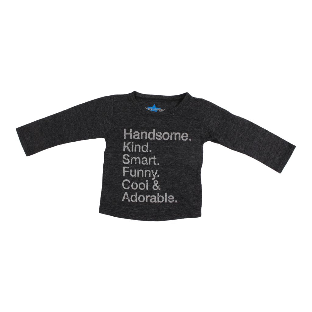 Long Sleeve Tee with Handsome & Kind - Denny's