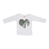 Leopard Heart Tee - Denny's