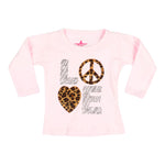 Long Sleeve Leopard Love Tee - Denny's
