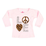 Long Sleeve Leopard Love Tee - Denny's