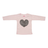 Leopard Heart Long Sleeve Shirt - Denny's