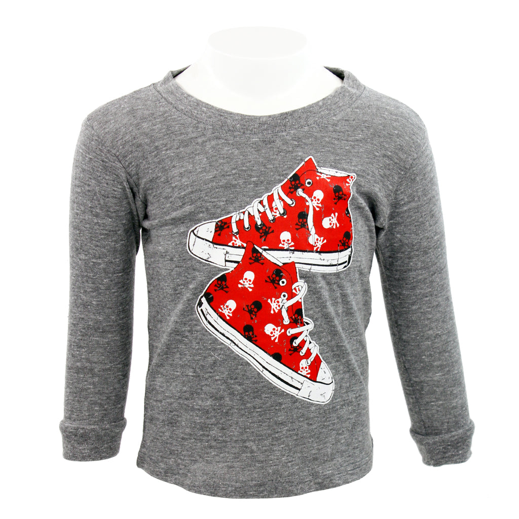 Long Sleeve Tee Sneaker Skull - Denny's