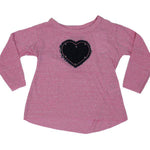 Long Sleeve Tee Denim Heart - Denny's