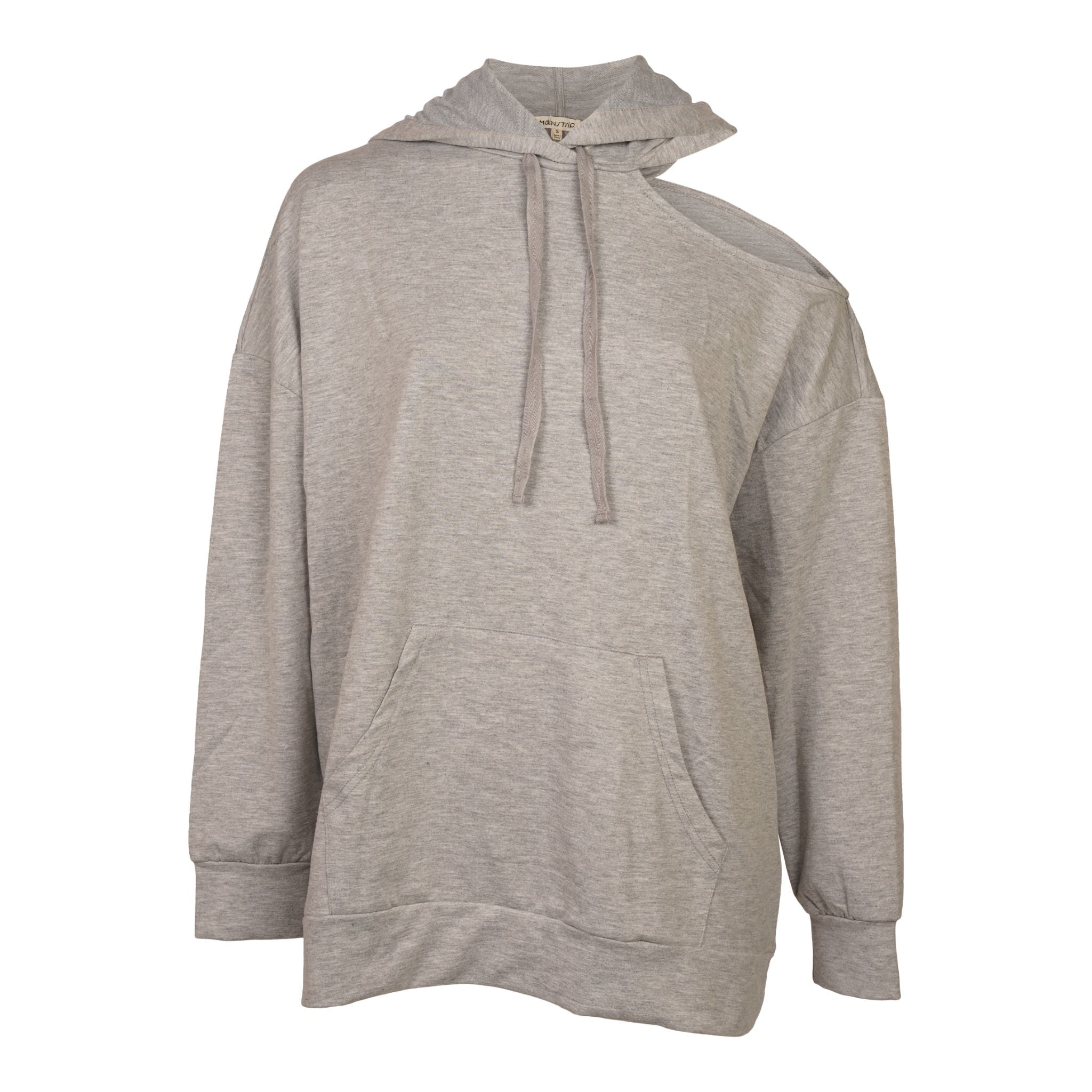 Cut Off Shoulder Hoodie - Denny's
