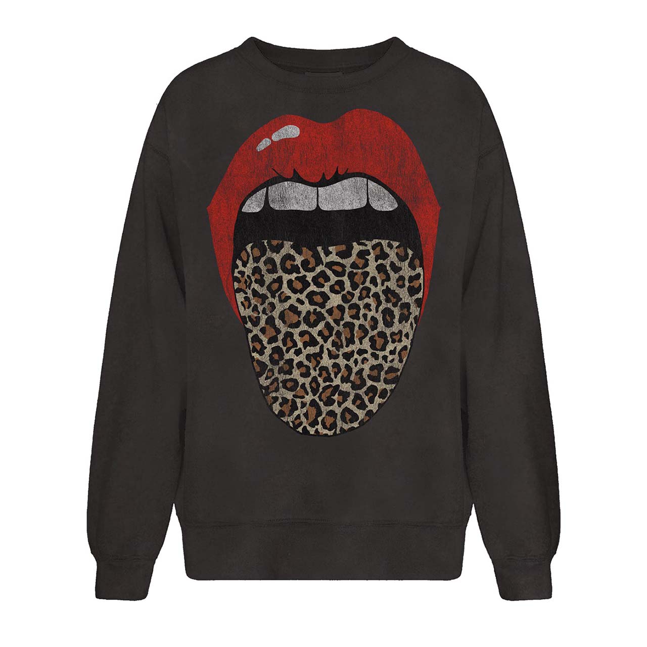 Leopard Tongue Sweatshirt - Denny's