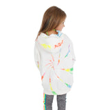 Neon Tie Dye Long Sleeve Hoodie - Denny's