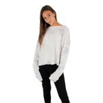 Long Sleeve Thermal Splatter Tie Dye Crew - Denny's