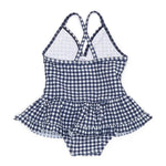 1pc Daisy Gingham Bathing Suit - Denny's