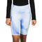 Blue Cloud Wash Biker Short - Denny's