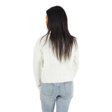 Chunky Cable Knit Crew Sweater - Denny's