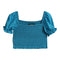 Marlee Puff Sleeve Smock Top - Denny's