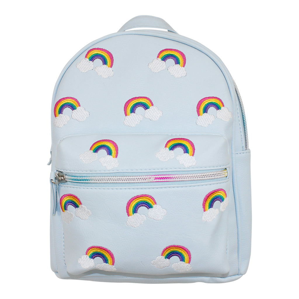 Rainbow Embroidered Mini Backpack - Denny's