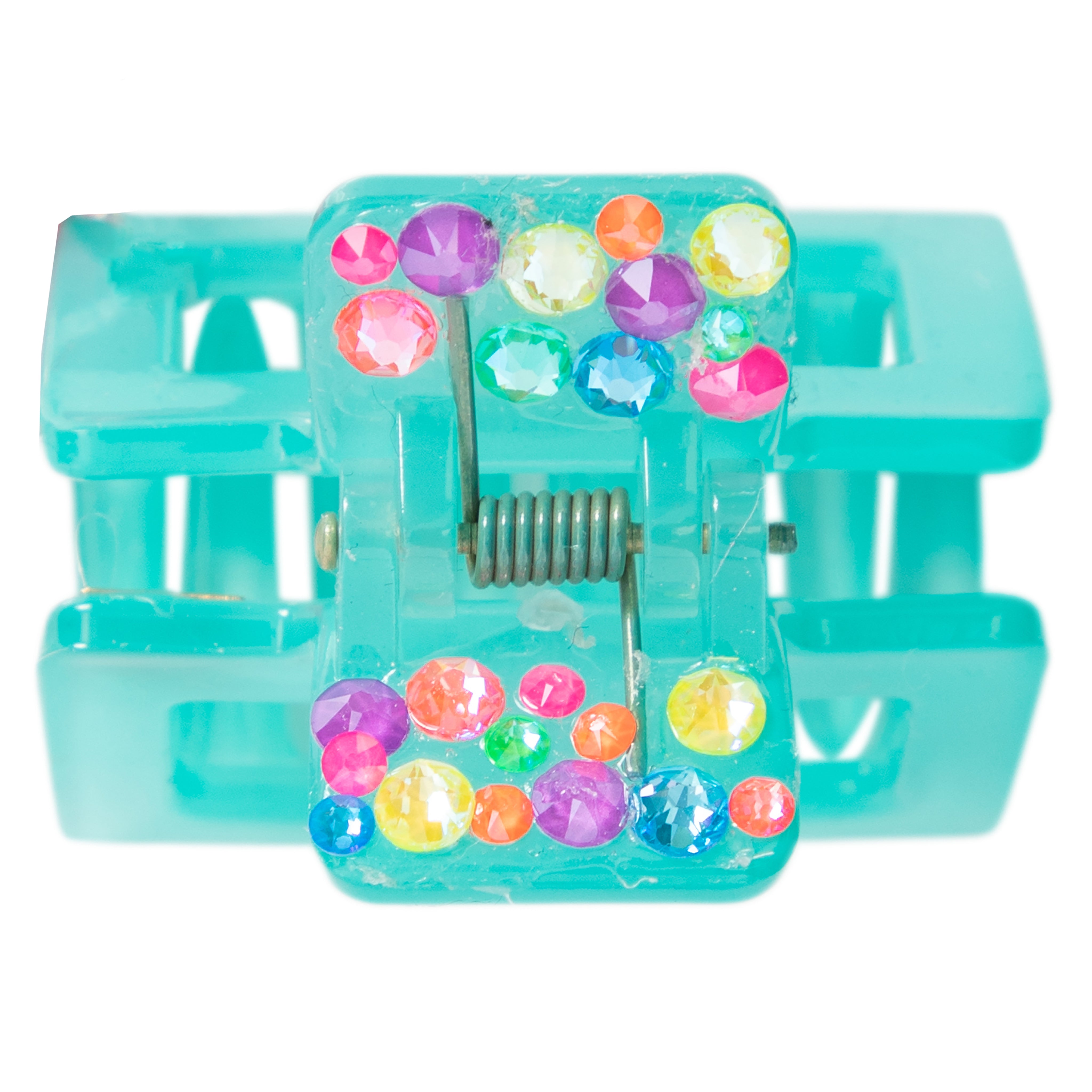 Tonal Neon Rhinestone Claw Clip - Denny's