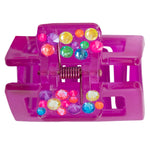 Tonal Neon Rhinestone Claw Clip - Denny's